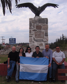 Huerta Grande - Condor Monument :: Professors, Researchers and Collaborators of ADNTIIC 2010