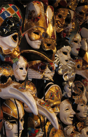  Venetian  Masks :: Venice,  Italy